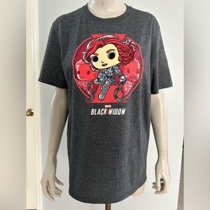 Funko Black Widow Graphic Tee - Marvel Collector Corps Exclusive - Size M